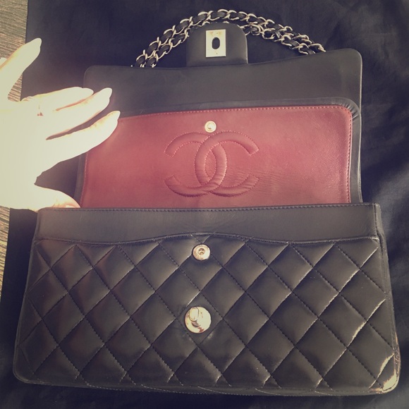 🖤CHANEL Classic Medium 🖤 black lamb leather ⭐️ - Picture 2 of 8
